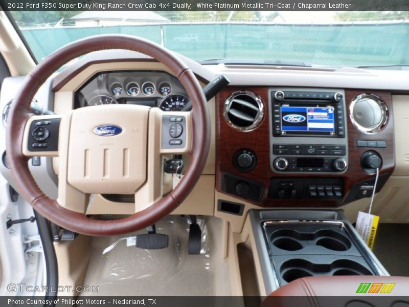 Dashboard of 2012 F350 Super Duty King Ranch Crew Cab 4x4 Dually