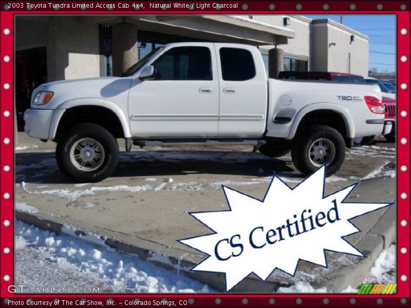 Natural White / Light Charcoal 2003 Toyota Tundra Limited Access Cab 4x4