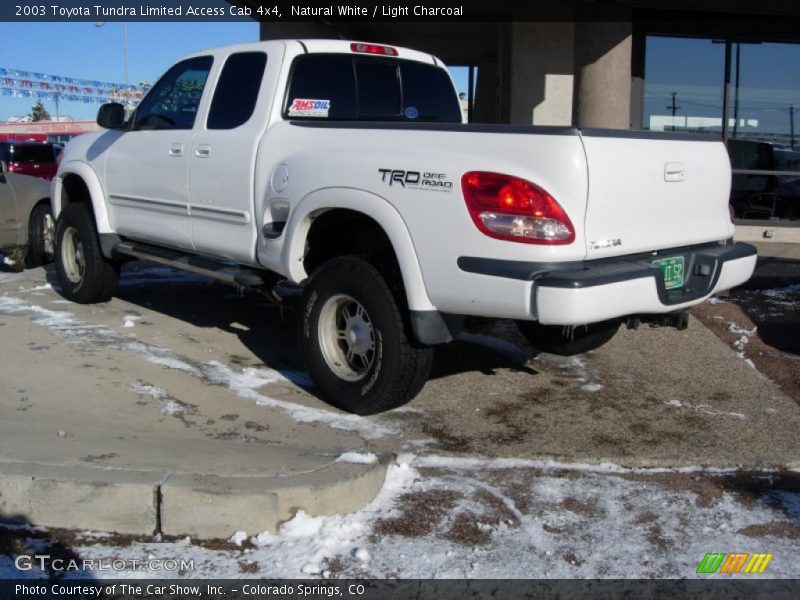 Natural White / Light Charcoal 2003 Toyota Tundra Limited Access Cab 4x4