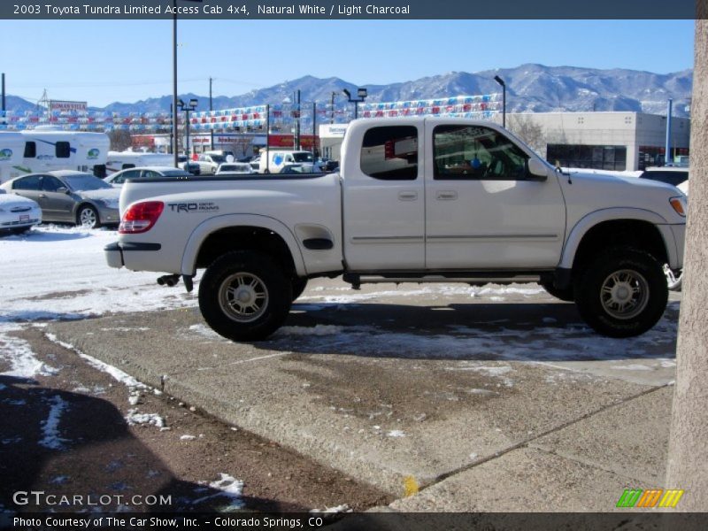 Natural White / Light Charcoal 2003 Toyota Tundra Limited Access Cab 4x4