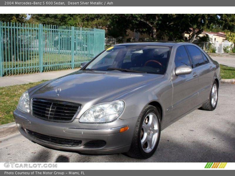 Desert Silver Metallic / Ash 2004 Mercedes-Benz S 600 Sedan