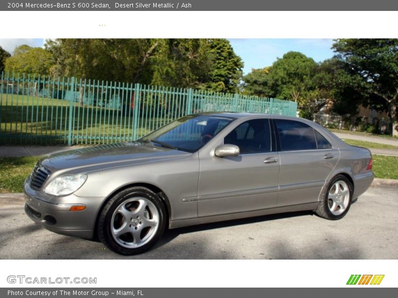 Desert Silver Metallic / Ash 2004 Mercedes-Benz S 600 Sedan