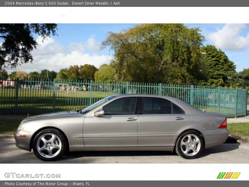 Desert Silver Metallic / Ash 2004 Mercedes-Benz S 600 Sedan