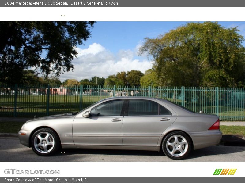 Desert Silver Metallic / Ash 2004 Mercedes-Benz S 600 Sedan
