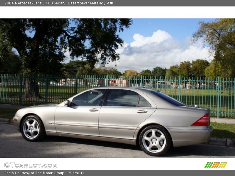 Desert Silver Metallic / Ash 2004 Mercedes-Benz S 600 Sedan