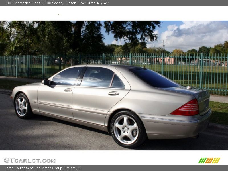 Desert Silver Metallic / Ash 2004 Mercedes-Benz S 600 Sedan