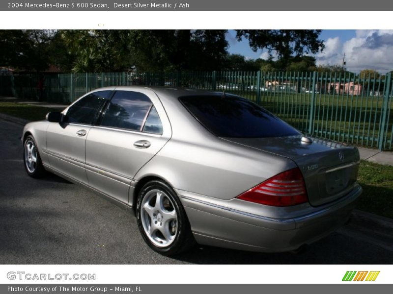 Desert Silver Metallic / Ash 2004 Mercedes-Benz S 600 Sedan
