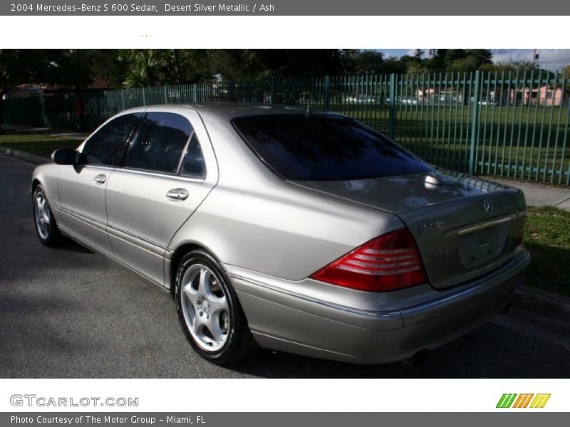 Desert Silver Metallic / Ash 2004 Mercedes-Benz S 600 Sedan
