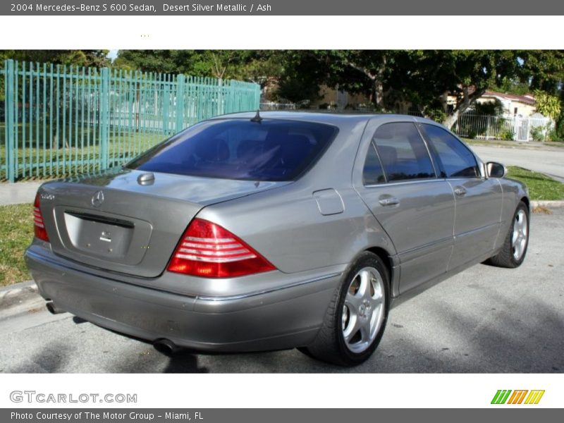 Desert Silver Metallic / Ash 2004 Mercedes-Benz S 600 Sedan