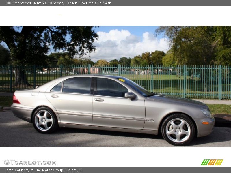 Desert Silver Metallic / Ash 2004 Mercedes-Benz S 600 Sedan