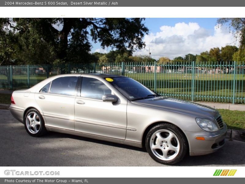 Desert Silver Metallic / Ash 2004 Mercedes-Benz S 600 Sedan