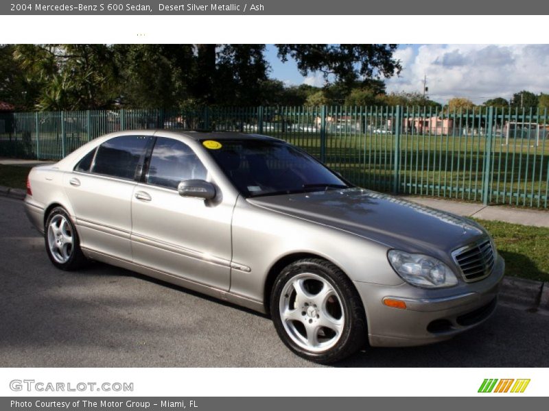 Desert Silver Metallic / Ash 2004 Mercedes-Benz S 600 Sedan