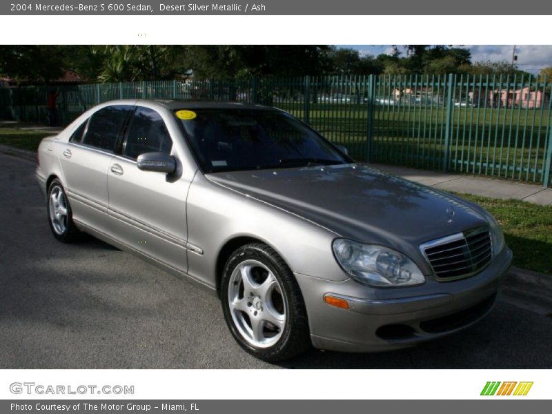 Desert Silver Metallic / Ash 2004 Mercedes-Benz S 600 Sedan