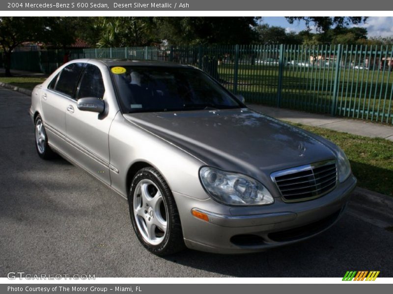 Desert Silver Metallic / Ash 2004 Mercedes-Benz S 600 Sedan
