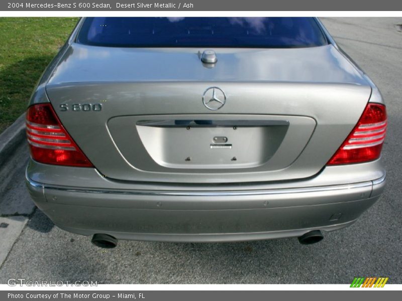 Desert Silver Metallic / Ash 2004 Mercedes-Benz S 600 Sedan