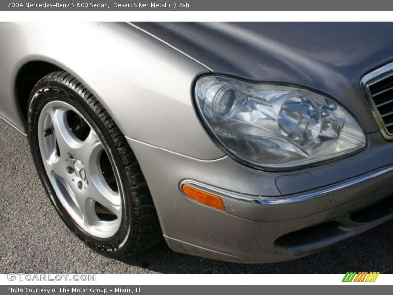 Desert Silver Metallic / Ash 2004 Mercedes-Benz S 600 Sedan