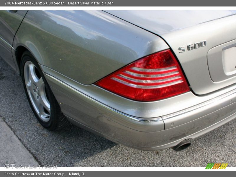 Desert Silver Metallic / Ash 2004 Mercedes-Benz S 600 Sedan