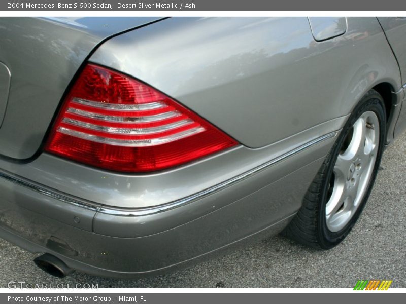 Desert Silver Metallic / Ash 2004 Mercedes-Benz S 600 Sedan