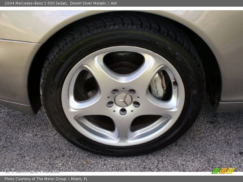 Desert Silver Metallic / Ash 2004 Mercedes-Benz S 600 Sedan