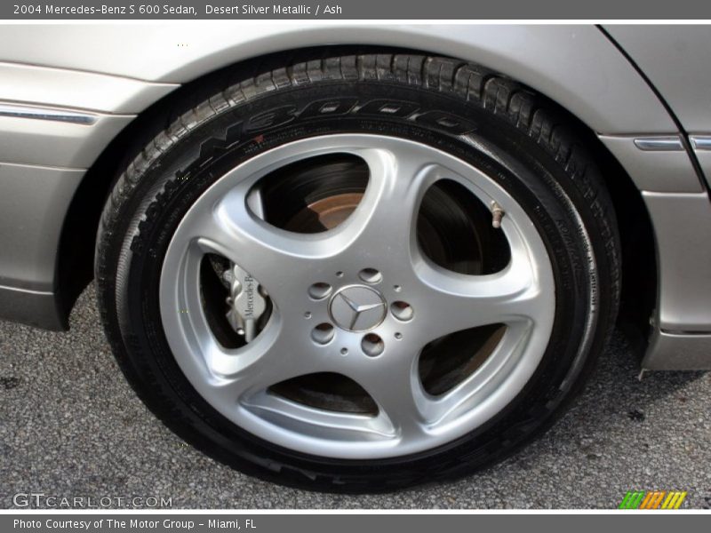 Desert Silver Metallic / Ash 2004 Mercedes-Benz S 600 Sedan