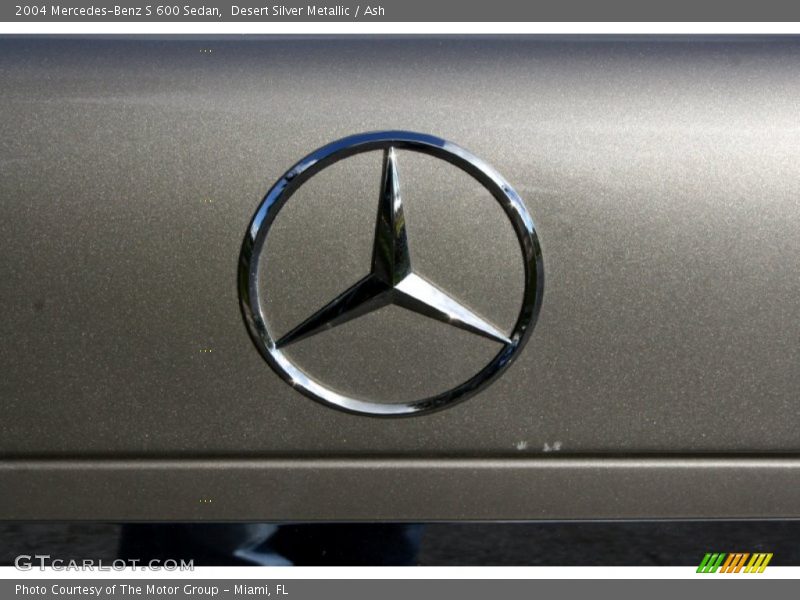 Desert Silver Metallic / Ash 2004 Mercedes-Benz S 600 Sedan