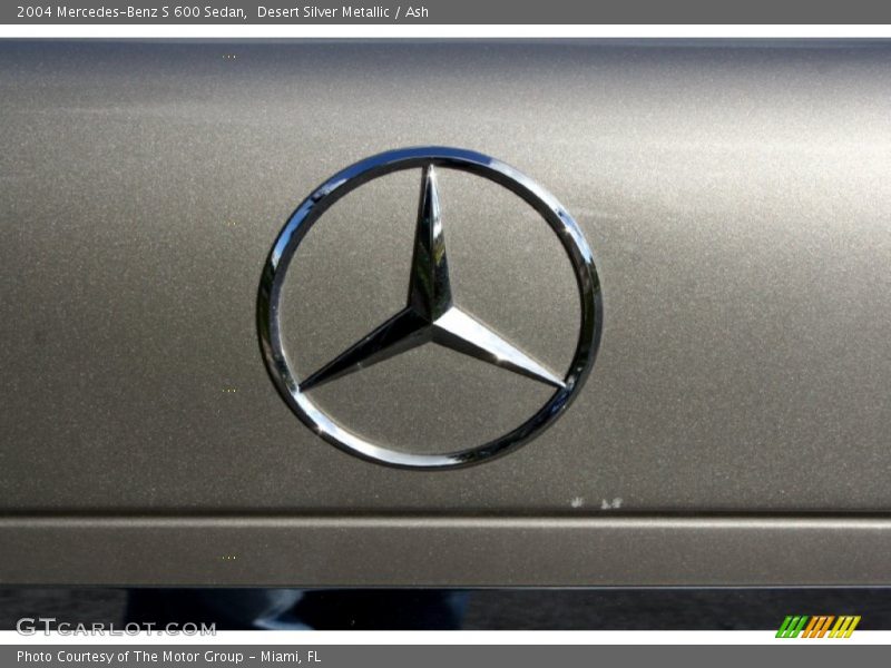 Desert Silver Metallic / Ash 2004 Mercedes-Benz S 600 Sedan