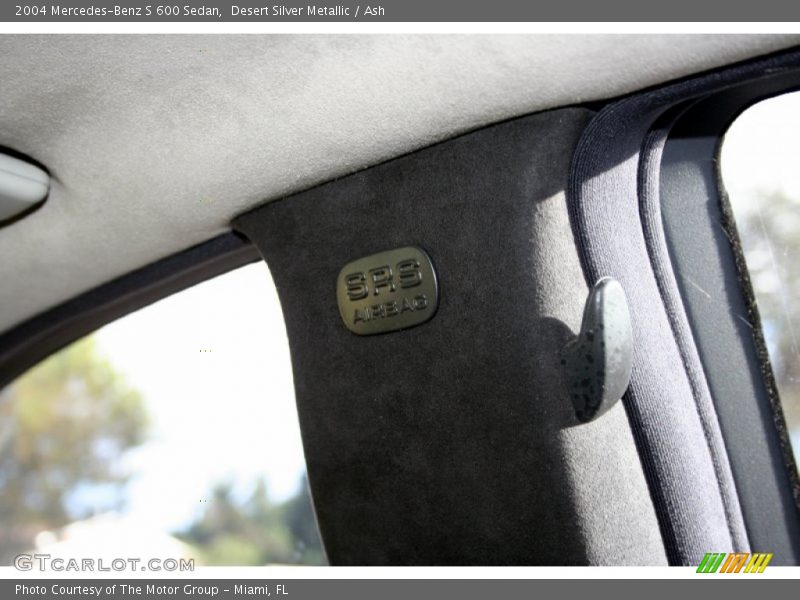 Desert Silver Metallic / Ash 2004 Mercedes-Benz S 600 Sedan