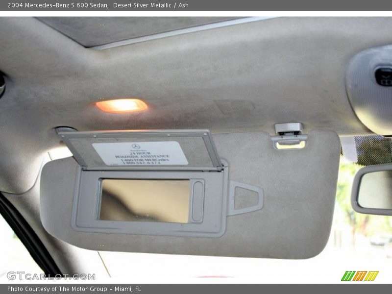 Desert Silver Metallic / Ash 2004 Mercedes-Benz S 600 Sedan
