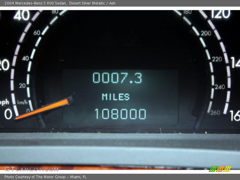 Desert Silver Metallic / Ash 2004 Mercedes-Benz S 600 Sedan