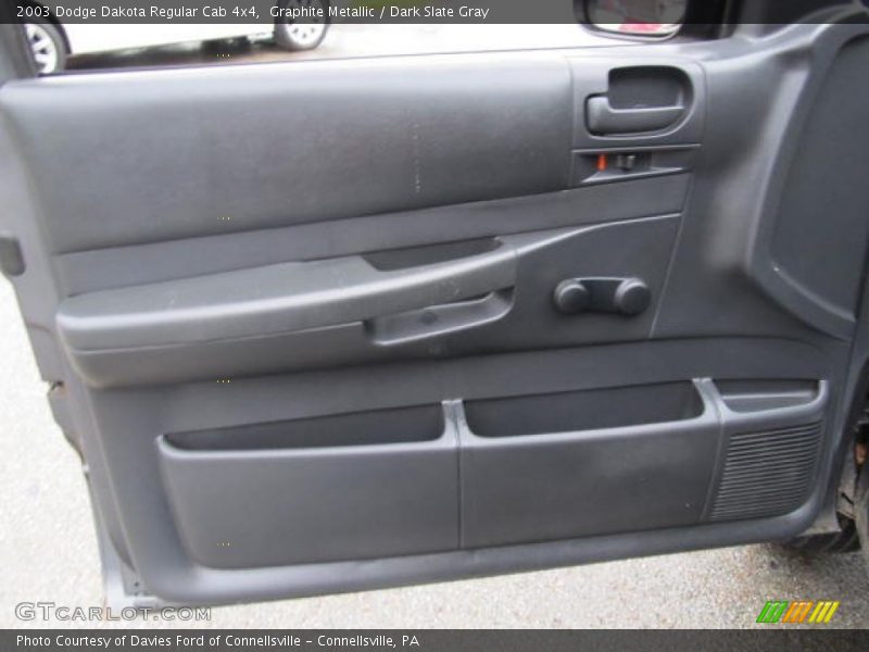 Graphite Metallic / Dark Slate Gray 2003 Dodge Dakota Regular Cab 4x4