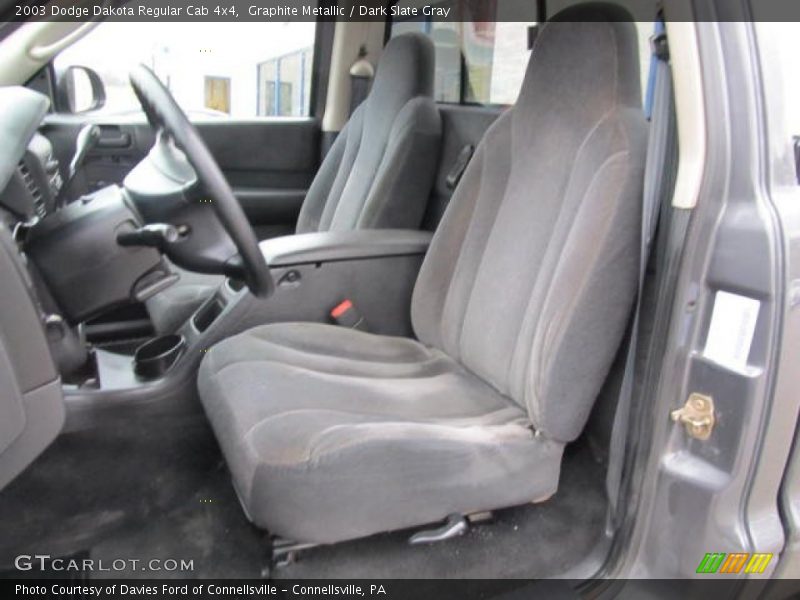 Graphite Metallic / Dark Slate Gray 2003 Dodge Dakota Regular Cab 4x4