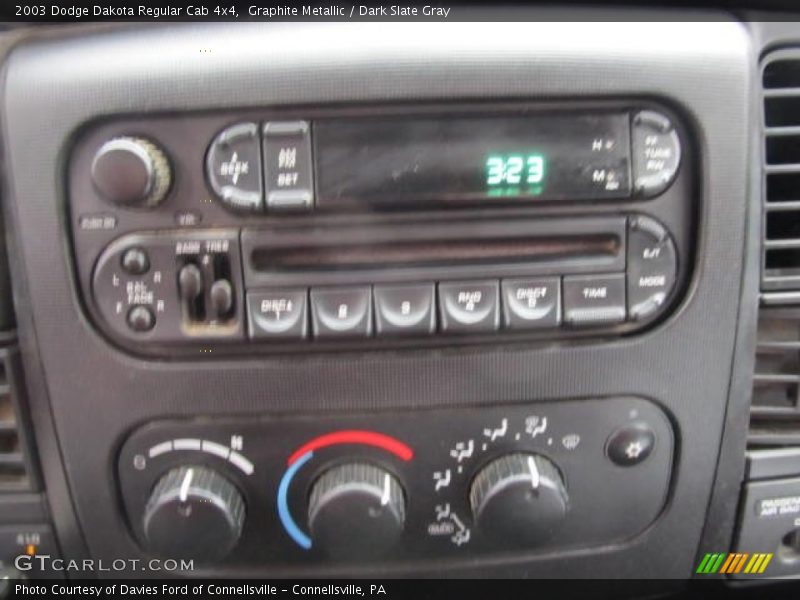 Graphite Metallic / Dark Slate Gray 2003 Dodge Dakota Regular Cab 4x4