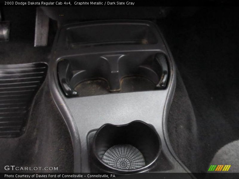 Graphite Metallic / Dark Slate Gray 2003 Dodge Dakota Regular Cab 4x4