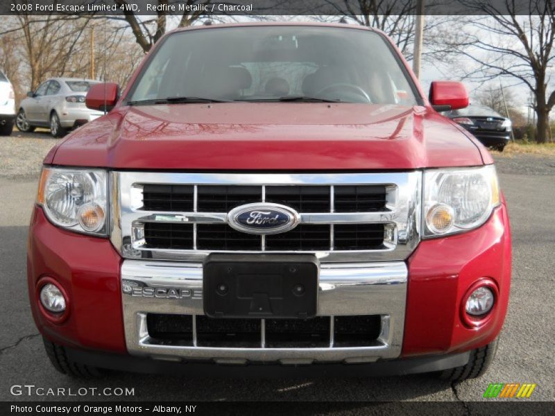 Redfire Metallic / Charcoal 2008 Ford Escape Limited 4WD