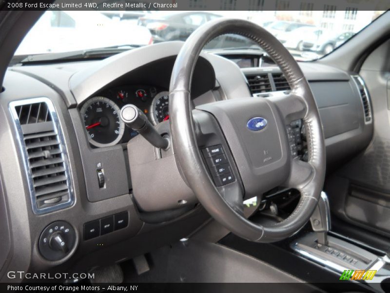 Redfire Metallic / Charcoal 2008 Ford Escape Limited 4WD