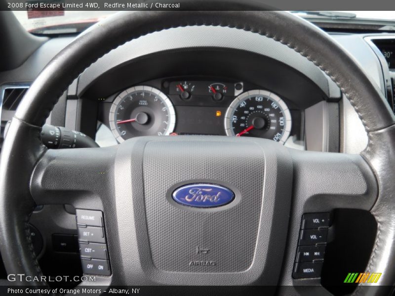 Redfire Metallic / Charcoal 2008 Ford Escape Limited 4WD