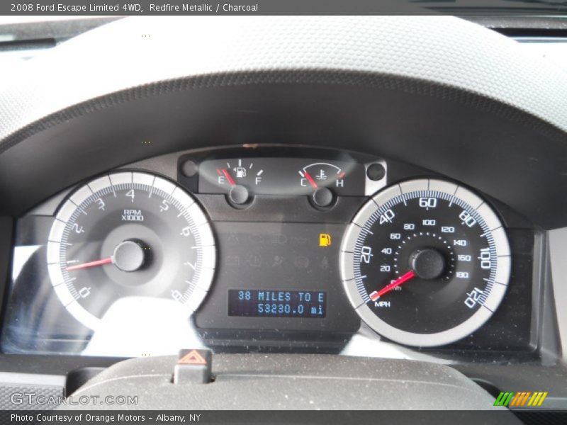 Redfire Metallic / Charcoal 2008 Ford Escape Limited 4WD