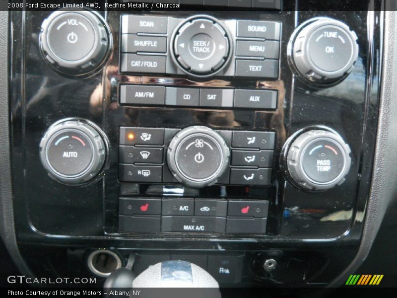 Redfire Metallic / Charcoal 2008 Ford Escape Limited 4WD