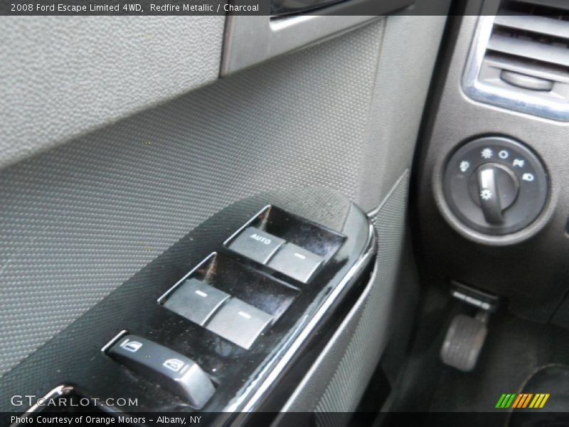 Redfire Metallic / Charcoal 2008 Ford Escape Limited 4WD