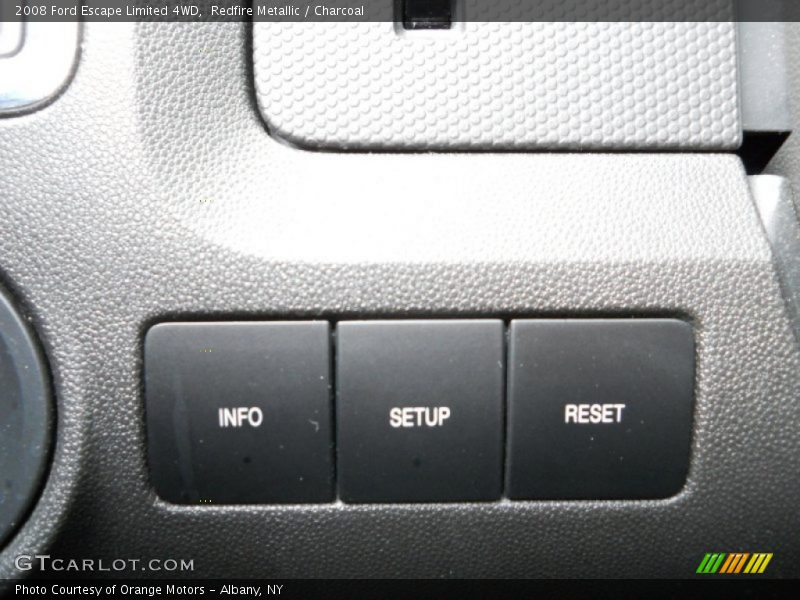 Redfire Metallic / Charcoal 2008 Ford Escape Limited 4WD