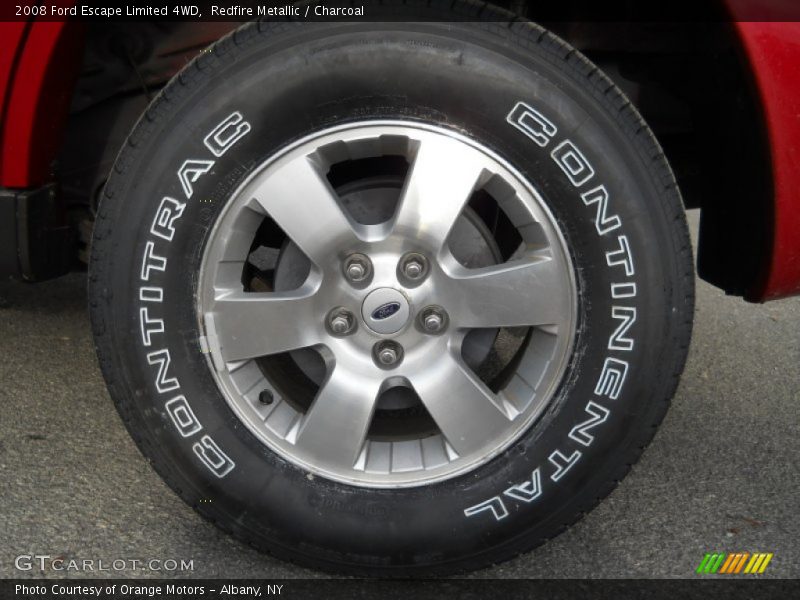 Redfire Metallic / Charcoal 2008 Ford Escape Limited 4WD