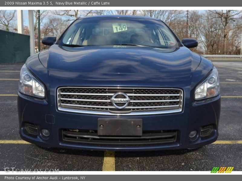 Navy Blue Metallic / Caffe Latte 2009 Nissan Maxima 3.5 S