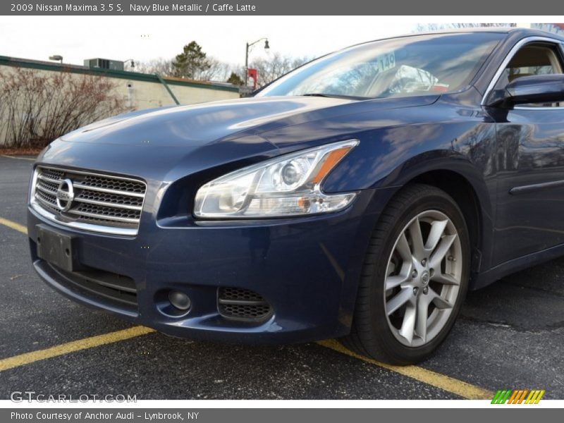 Navy Blue Metallic / Caffe Latte 2009 Nissan Maxima 3.5 S
