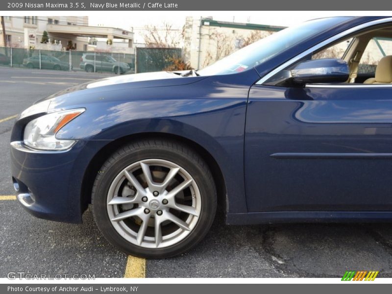 Navy Blue Metallic / Caffe Latte 2009 Nissan Maxima 3.5 S