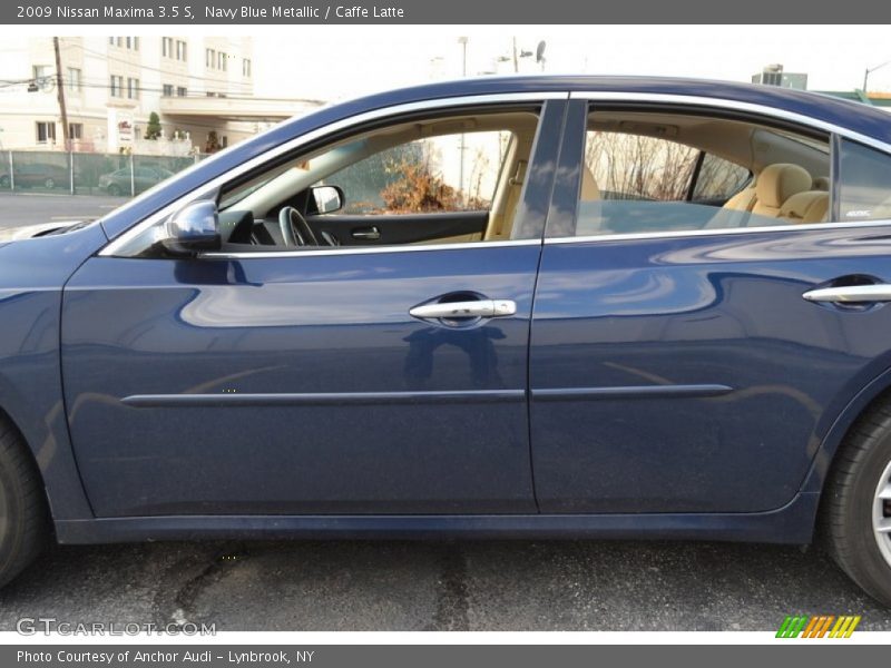 Navy Blue Metallic / Caffe Latte 2009 Nissan Maxima 3.5 S