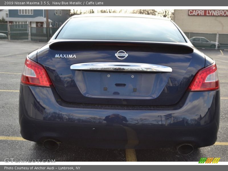 Navy Blue Metallic / Caffe Latte 2009 Nissan Maxima 3.5 S