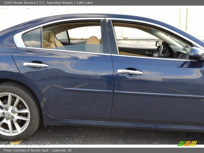 Navy Blue Metallic / Caffe Latte 2009 Nissan Maxima 3.5 S