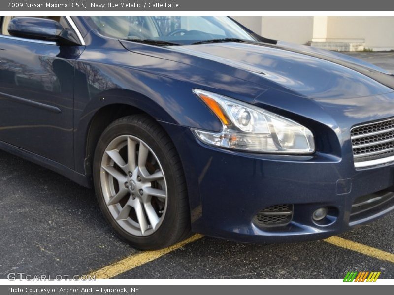 Navy Blue Metallic / Caffe Latte 2009 Nissan Maxima 3.5 S