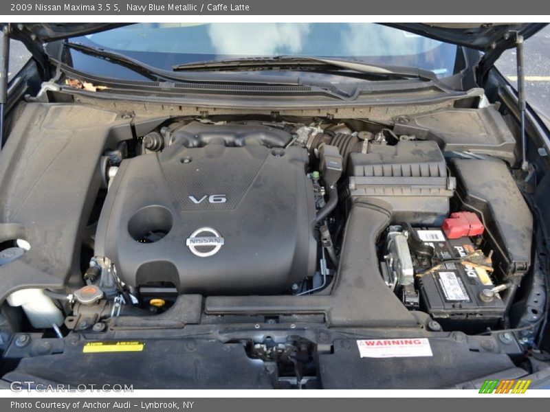 Navy Blue Metallic / Caffe Latte 2009 Nissan Maxima 3.5 S