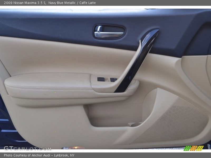 Navy Blue Metallic / Caffe Latte 2009 Nissan Maxima 3.5 S